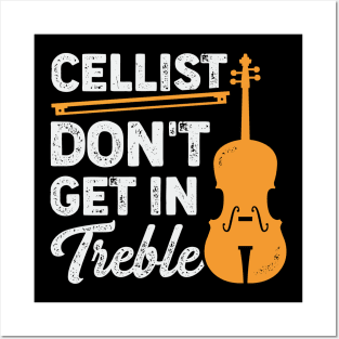 Funny Cello Player Violoncello Cellist Gift Posters and Art
